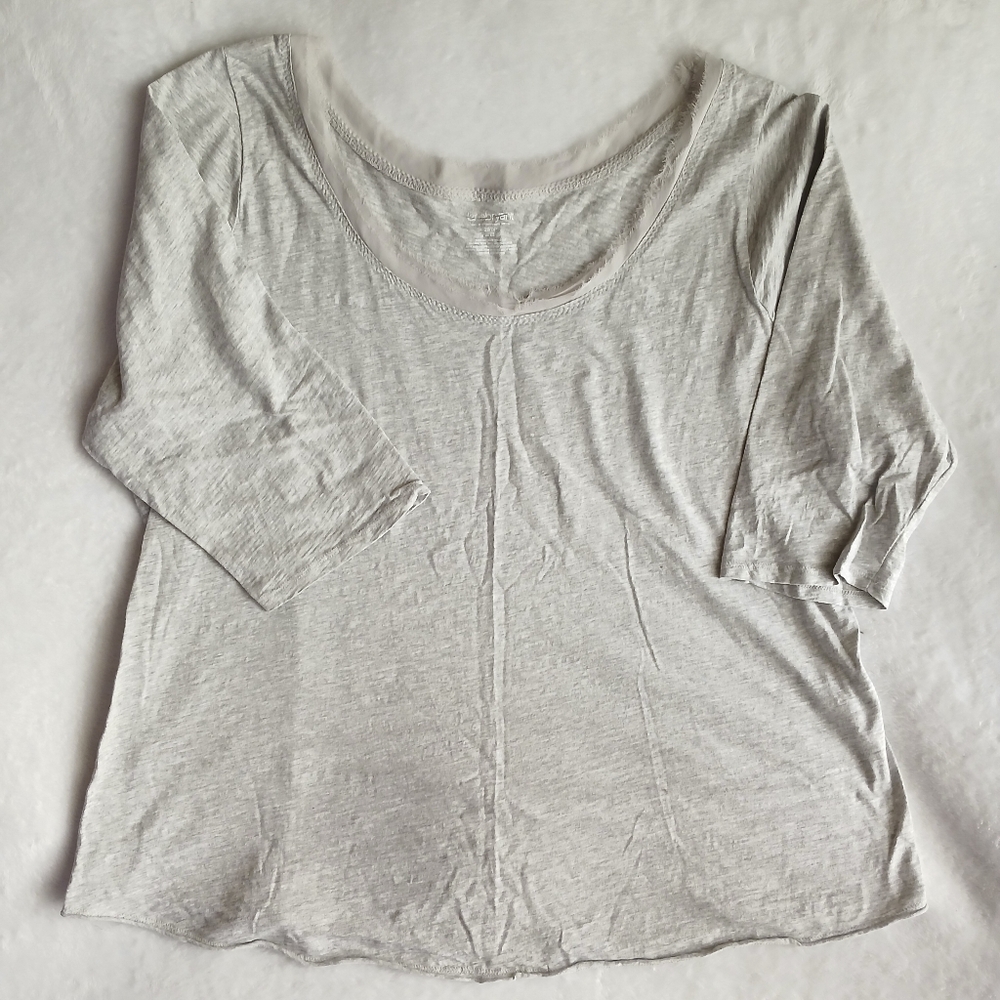 Lane Bryant Scoop Neck Detail Top Size 22/24
